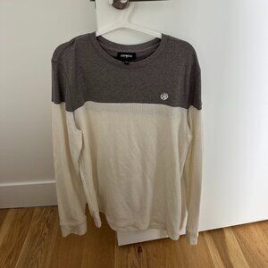 Express Colorblock Long Sleeve Shirt (Size M)